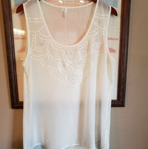 Ladies sequined blouse